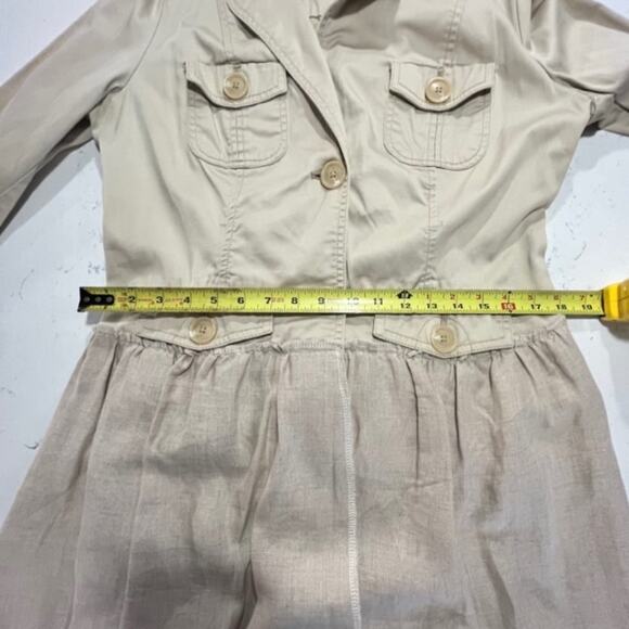 Vintage Lagrutta Art One of a Kind Handmade Trench Coat Dress - Picture 14 of 15